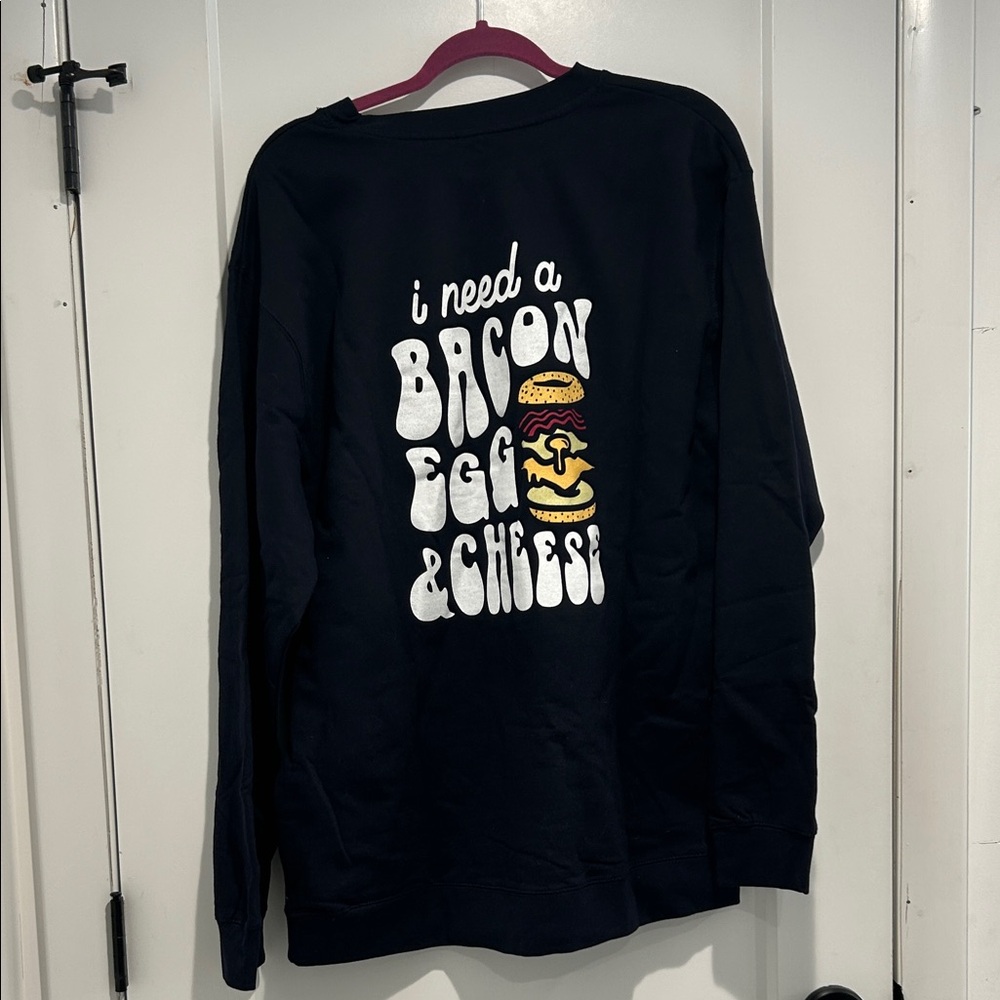 Black Graphic Crewneck Sweatshirt - Local Logo - Picture 2 of 2